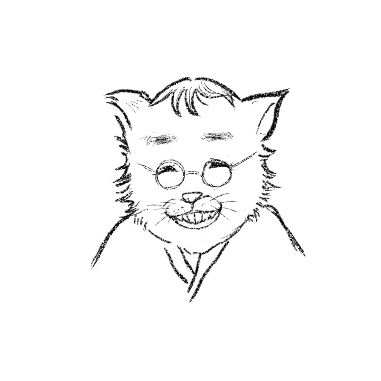 猫化・犬化シンプルアイコン描きます 猫、犬化の似顔絵アイコンお描きします！他動物も相談可！ イメージ2
