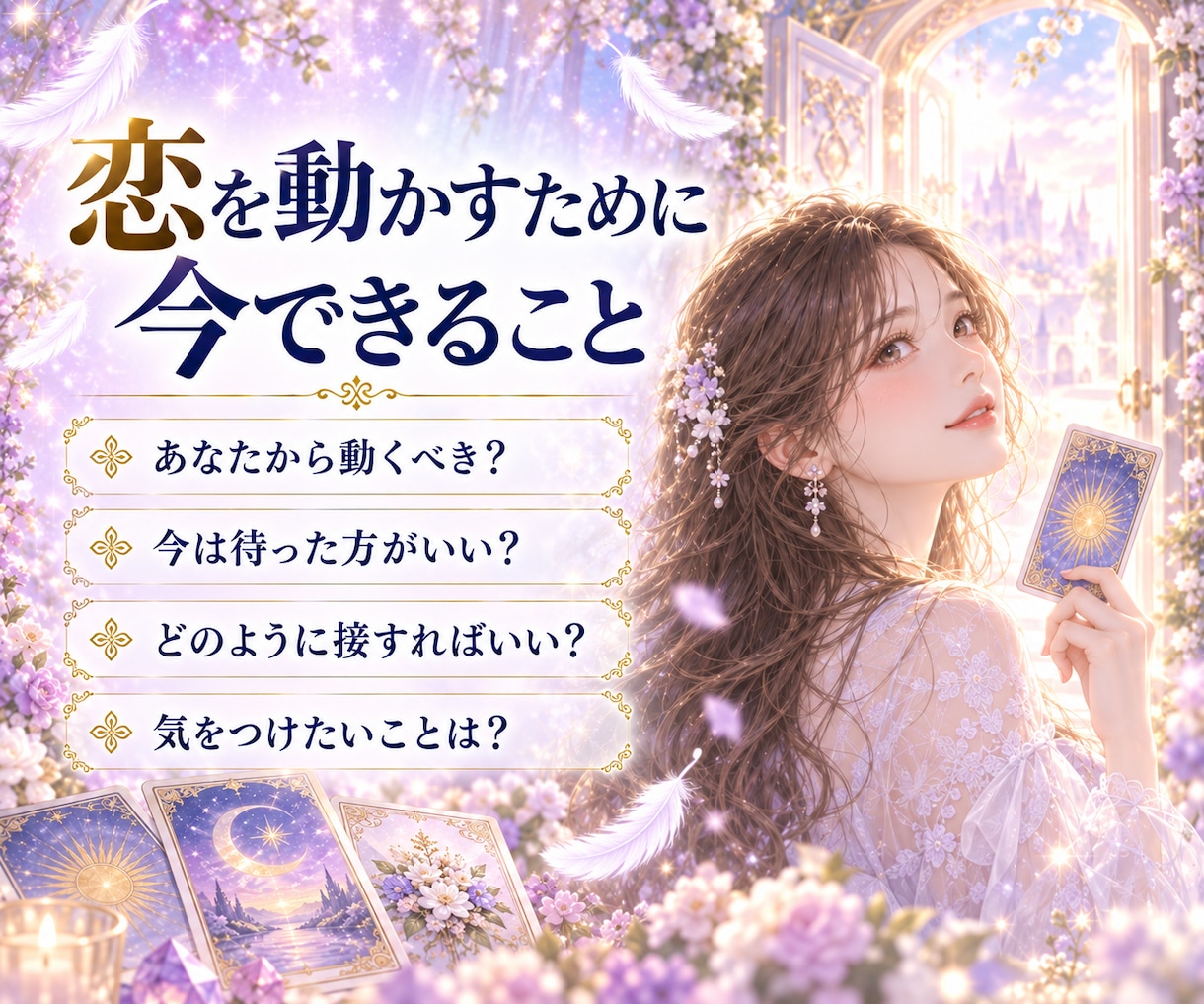 あの人はあなたをどう思っている？視ます 本音や恋愛感情、二人のこれからの流れを丁寧に読み解きます イメージ8