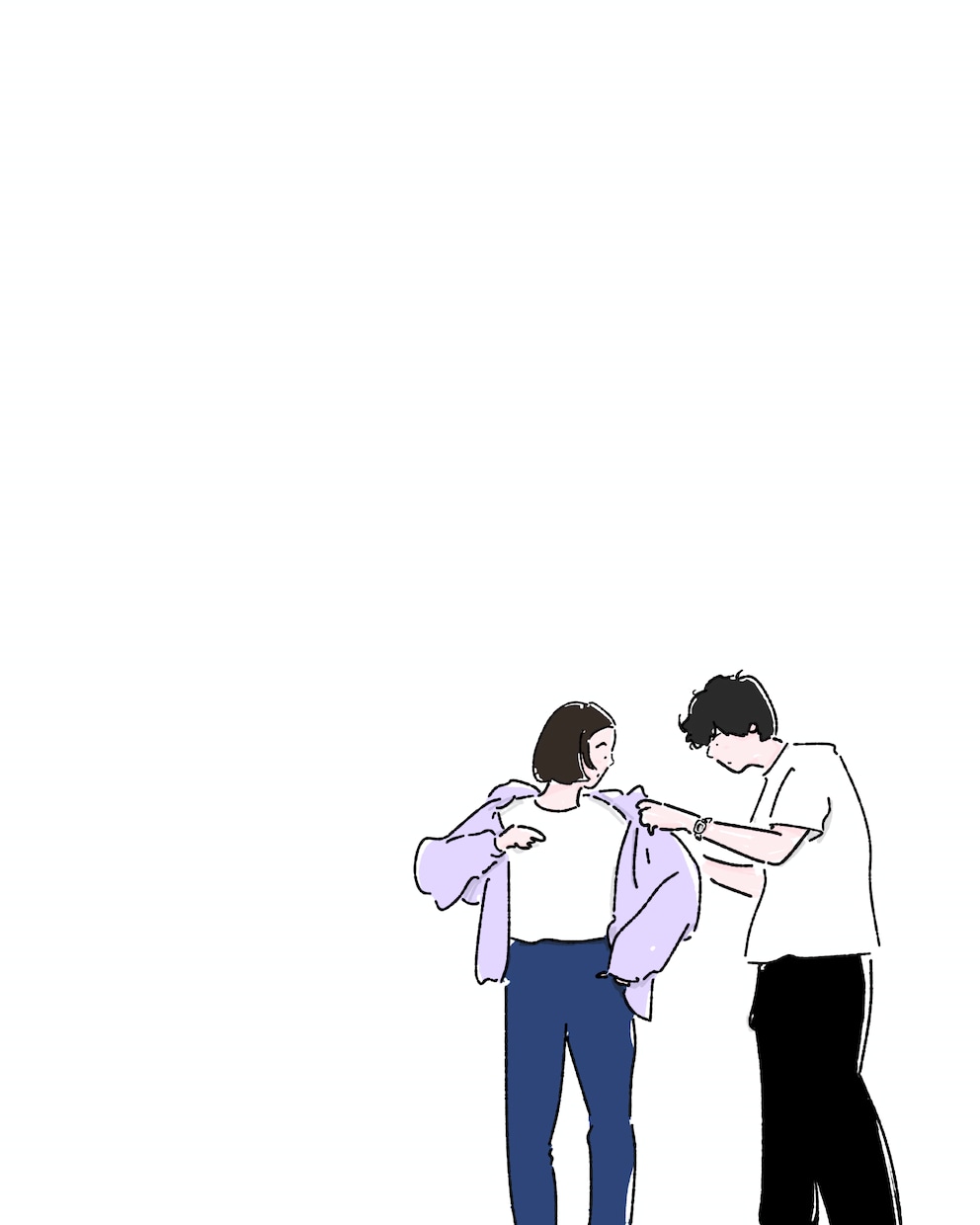 ゆるおしゃれなイラスト描きます 。ウェルカムボード等におすすめ！思い出の写真を優しい絵に。 イメージ2