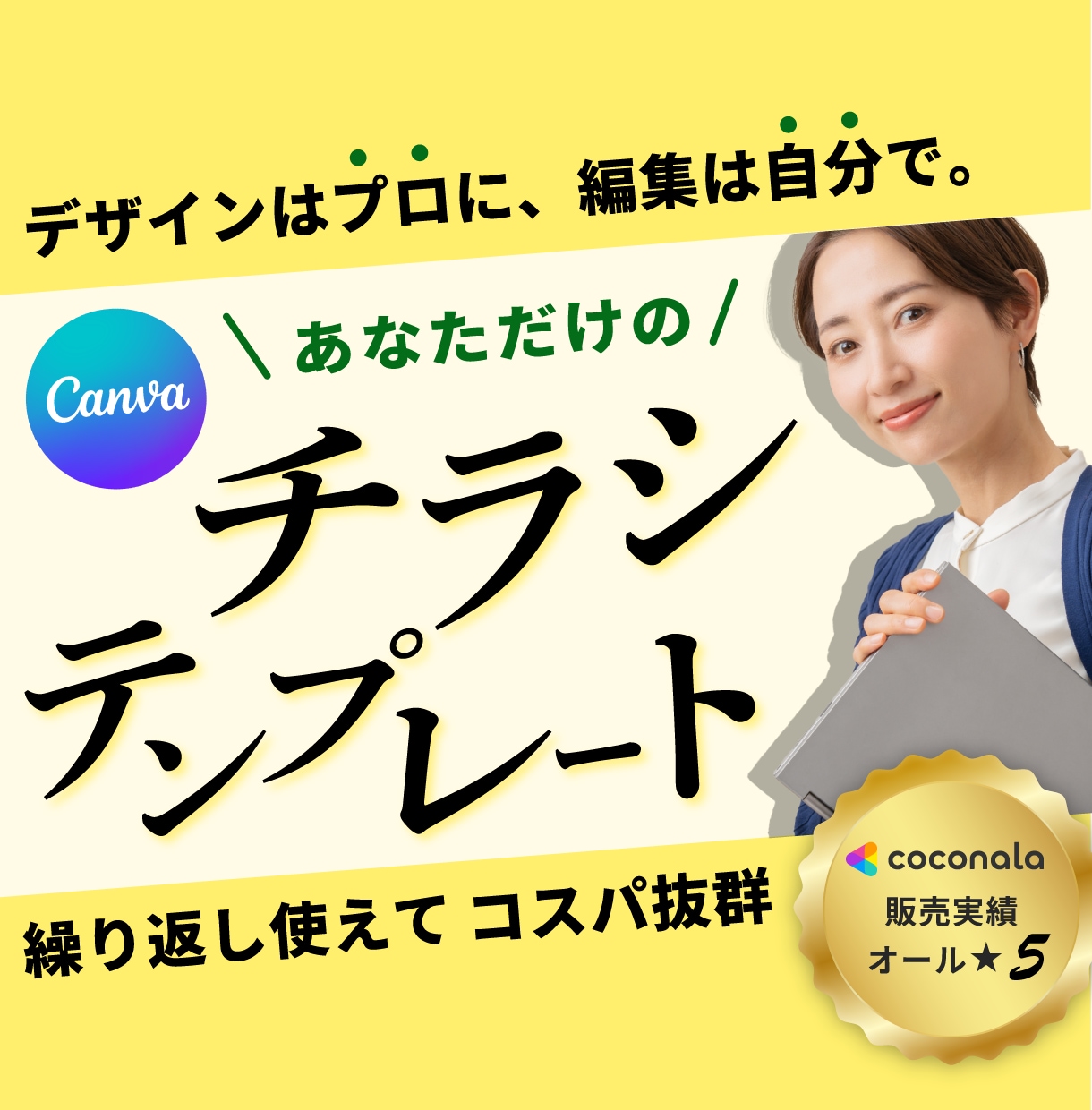 先着3名限定！オリジナルテンプレートを作成します canvaで繰り返し使えてコスパ◎！訴求力の高い構成が強み イメージ1