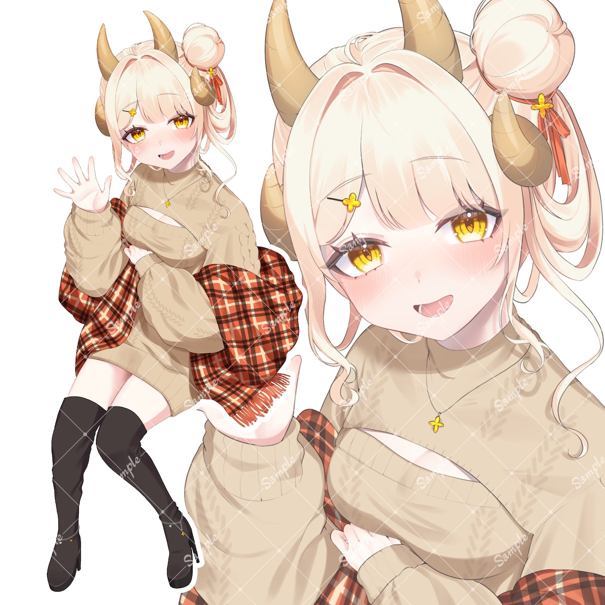 可愛いイラスト描きます 可愛くて魅力的な女の子を描くのが得意です！ イメージ2