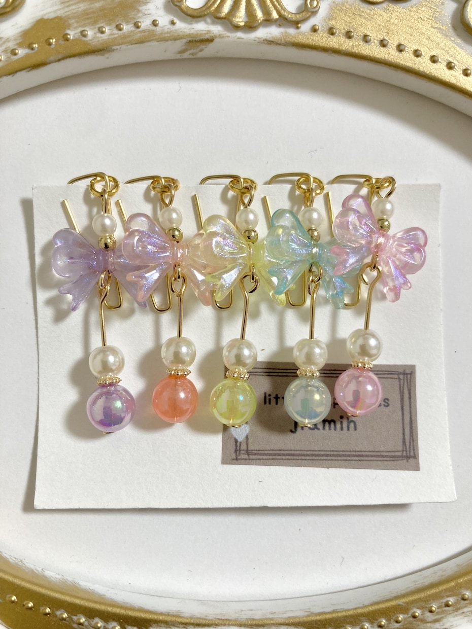 オーダーで可愛い文房具クリップを作ります ウェディングのプチギフトやプレゼントにも！1本100円～ イメージ4