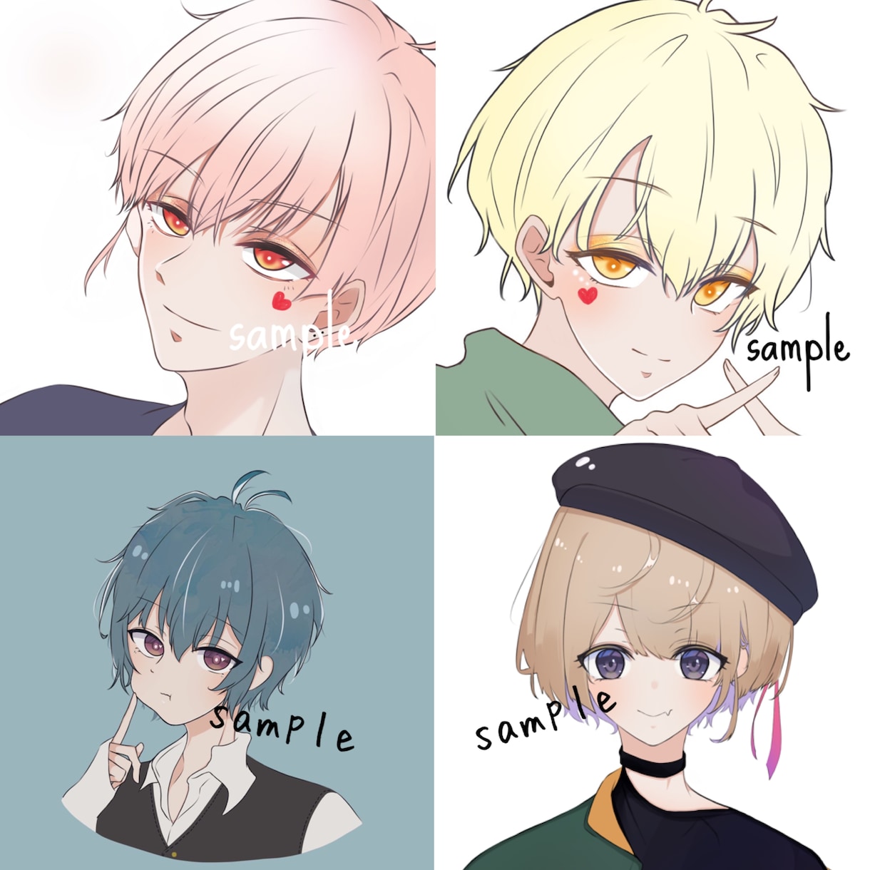 アイコン描かせていただきます できる限りお力になりたいので、気軽にご相談ください！ イメージ1