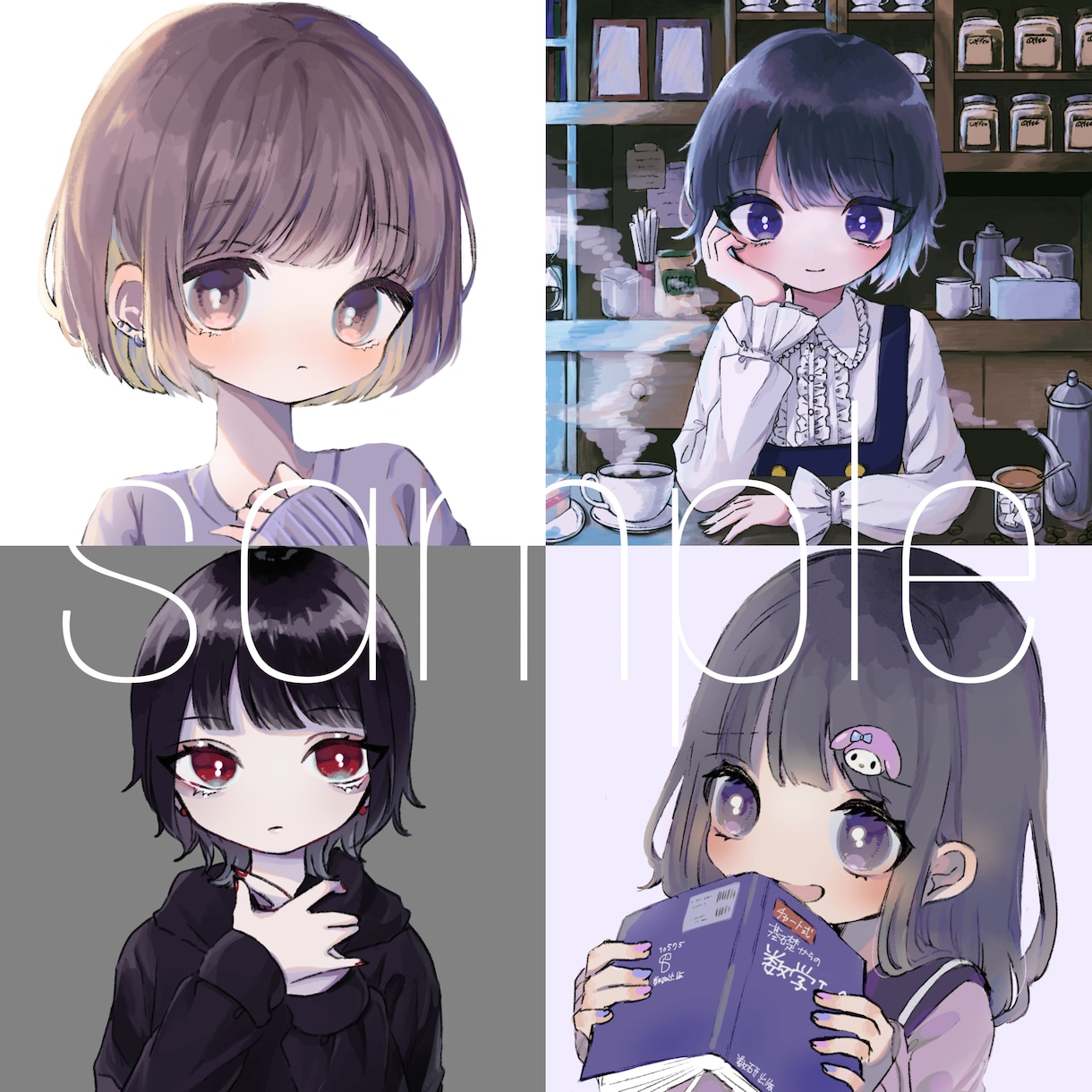 アイコン用にかわいい女の子や少年を早く描きます 最短即日！1週間程度で仕上げます！ イメージ9