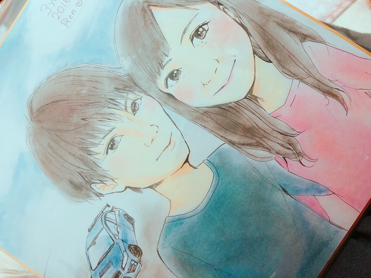優しタッチが得意♪似顔絵描きます SNSのアイコンや記念日などに イメージ4