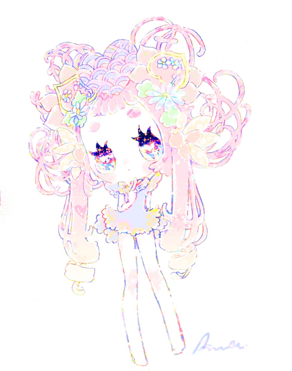 ほんわか可愛いイラスト描きます 独特のタッチでやわらかなミニキャラや小物を描きます イメージ5
