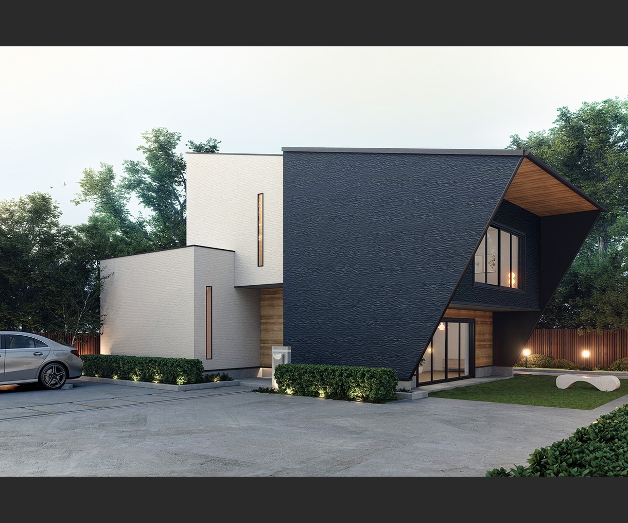 住宅・店舗の外観3DCGパースを制作します 広告・プレゼン・建築検討に使える外観完成イメージ イメージ5