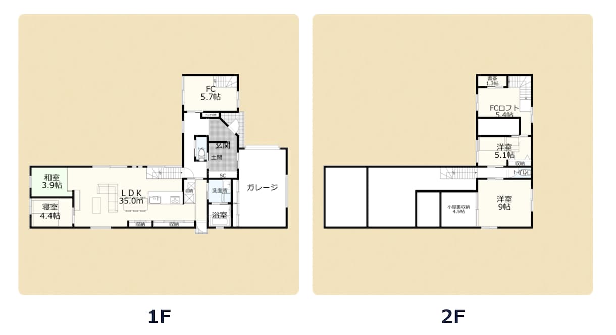 新規住宅の間取り図を作成します 家事動線・利便性を追求し、購入者様の希望を叶えます！ イメージ1