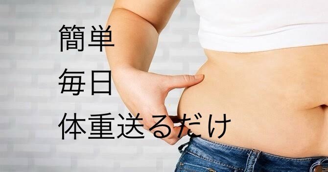 毎日体重送るだけで痩せられます 応援してもらえるから続けられる！ イメージ1