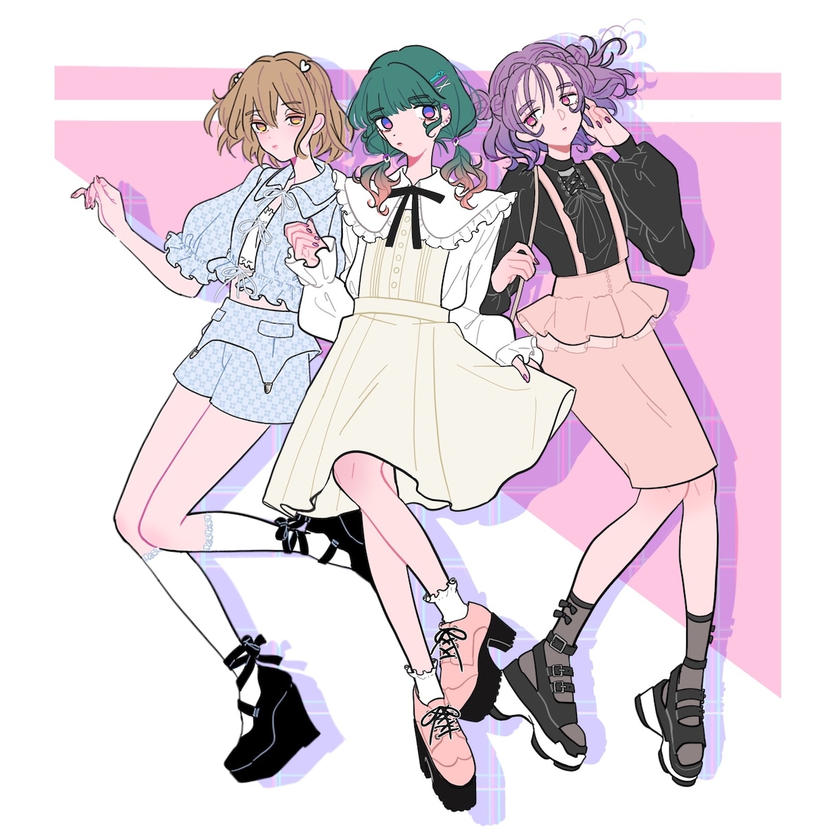 イラスト全般制作承ります アイコン/ヘッダー/MV/グッズ/表紙/幅広く対応いたします イメージ1
