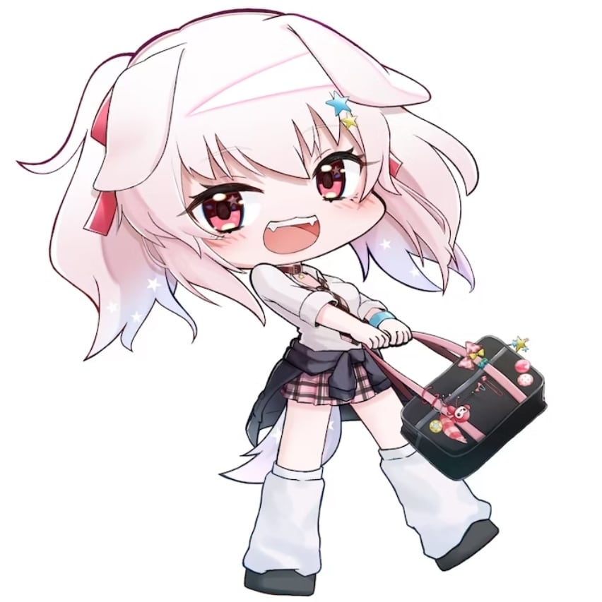 デフォルメされた女性ミニキャラ人物を描きます アクリルキーホルダー等にぴったりのちびキャライラストです！ イメージ2