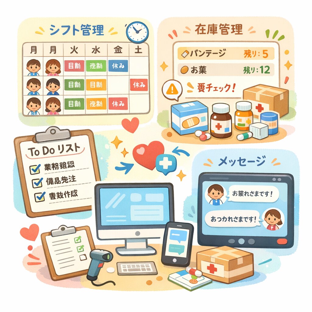 Notion：クリニック事務作業を楽にします クリニックの運営事務作業、ラクに一括管理！ イメージ5