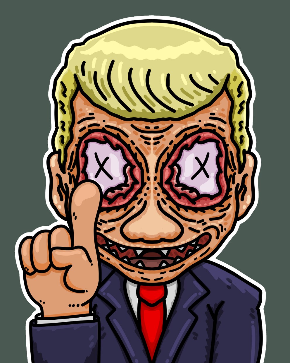 この世界観で似顔絵描きます 癖強率200%の似顔絵描きます！ イメージ1