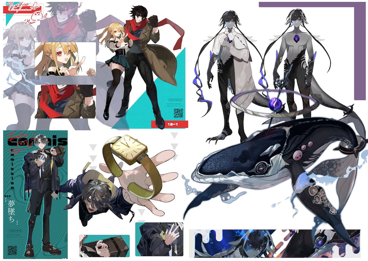 TRPG、ゲーム制作用の立ち絵制作受付ます 人外もOK！立ち絵が今必要な方へ！ イメージ2