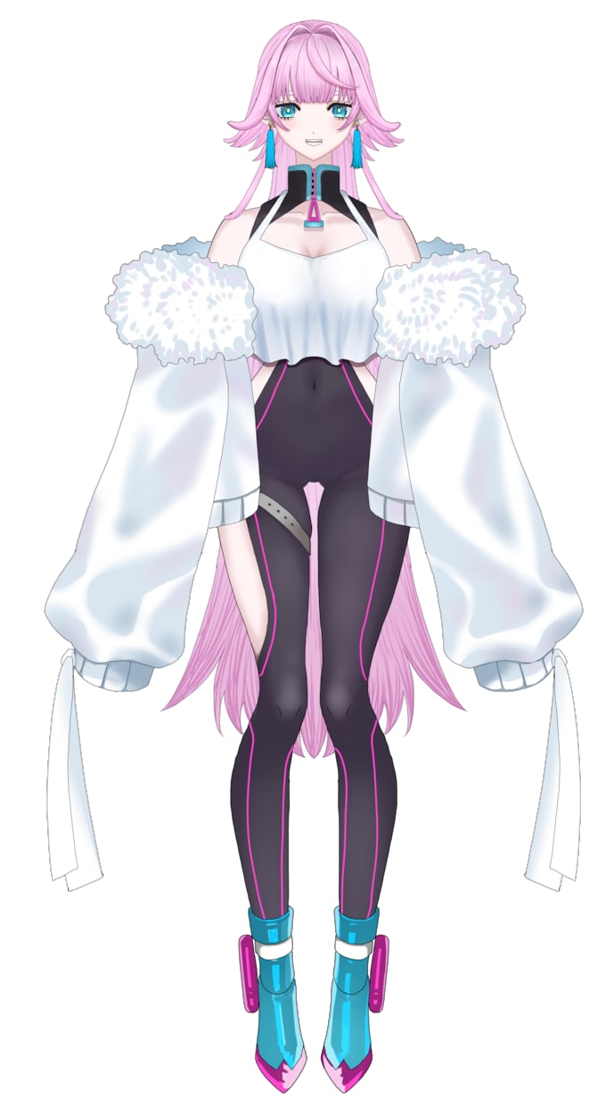 Vtuber向けデザインからモデリングまで行います モデル制作実績多数！美男美女頭身モデルはお任せください！ イメージ2