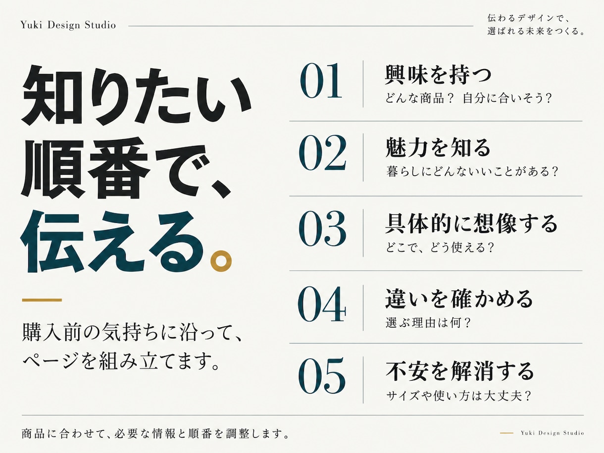EC商品ページを構成・文章・画像まで作成致します 物販経験を活かして販売目線で商品ページを制作します。 イメージ5