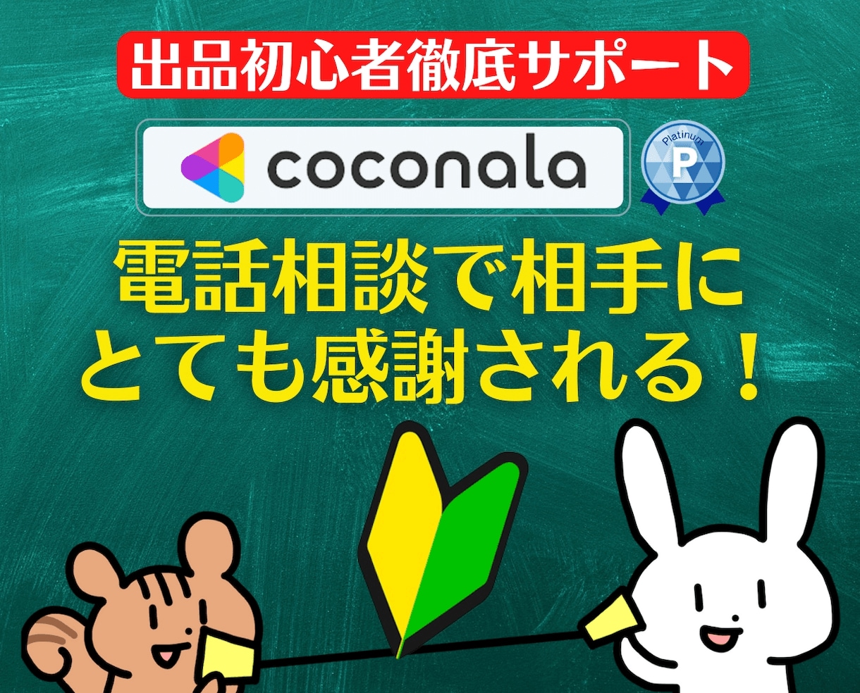 出品者様向け⭐️ココナラ電話相談の悩み即解決します 実績6000件超❗登録34日でプラチナ❗初心者にも丁寧に解説 イメージ7