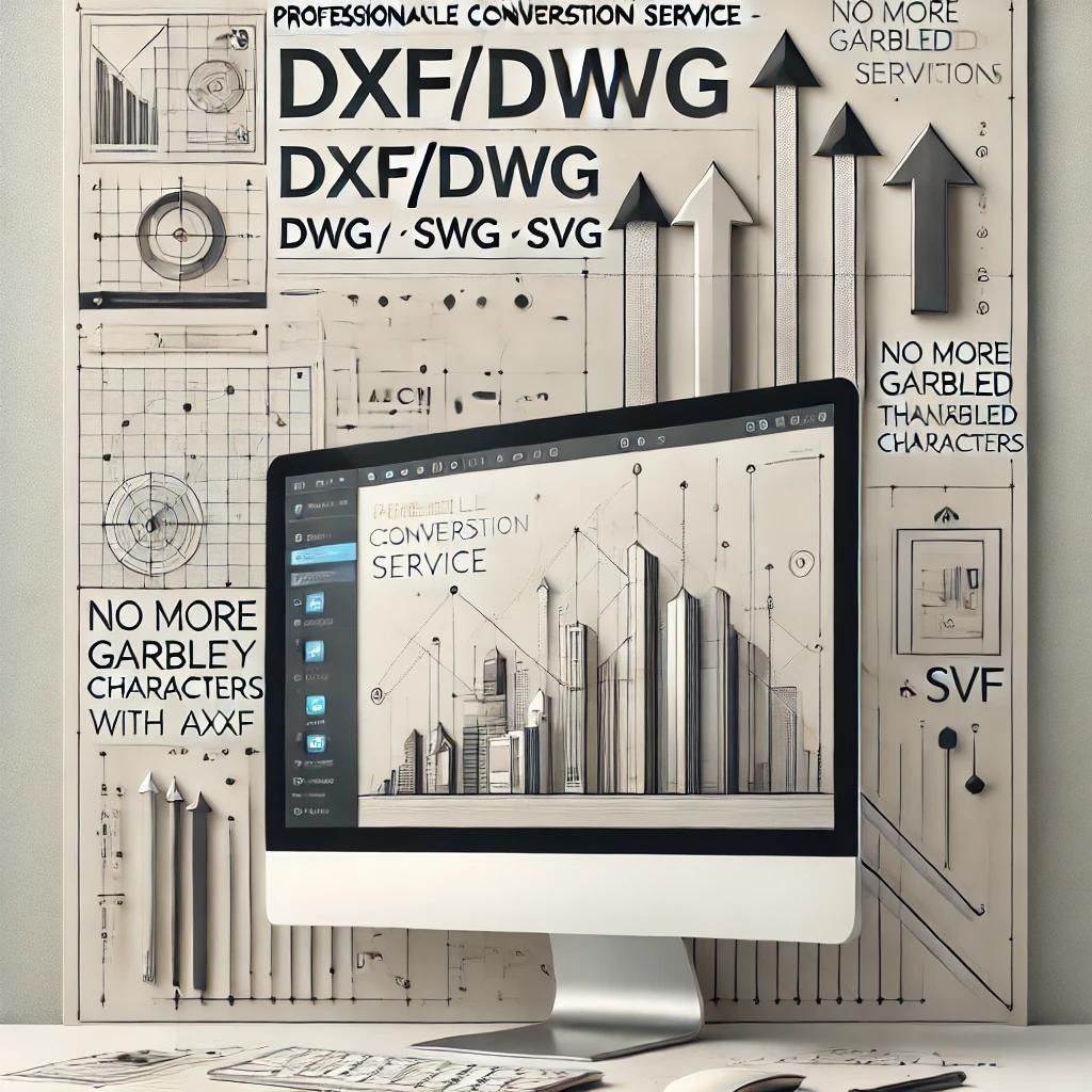 DXF/DWG/JW/SVG/SXF変換します アーキトレンドで文字化けなし安心の図面変換を提供します イメージ1