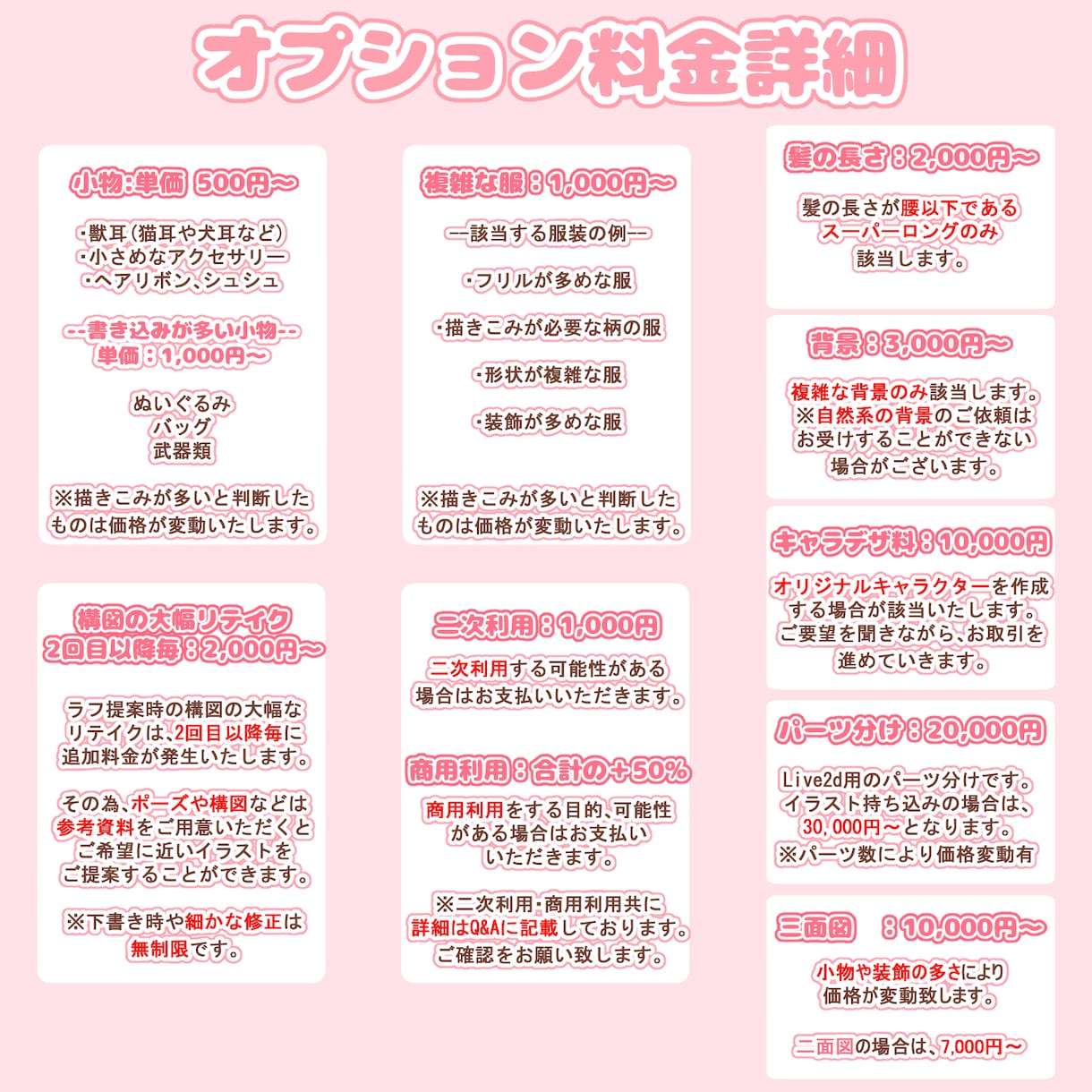 可愛いアイコンや動画、グッズ用のイラストかきます キャラデザ、パーツ分け等ご要望に幅広く対応致します！ イメージ6