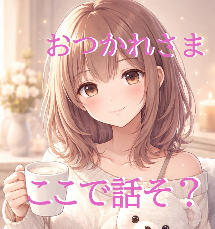 お疲れさま♡ほっとする癒しの時間を届けます 今日も頑張ったねって、言ってほしいあなたへ イメージ1