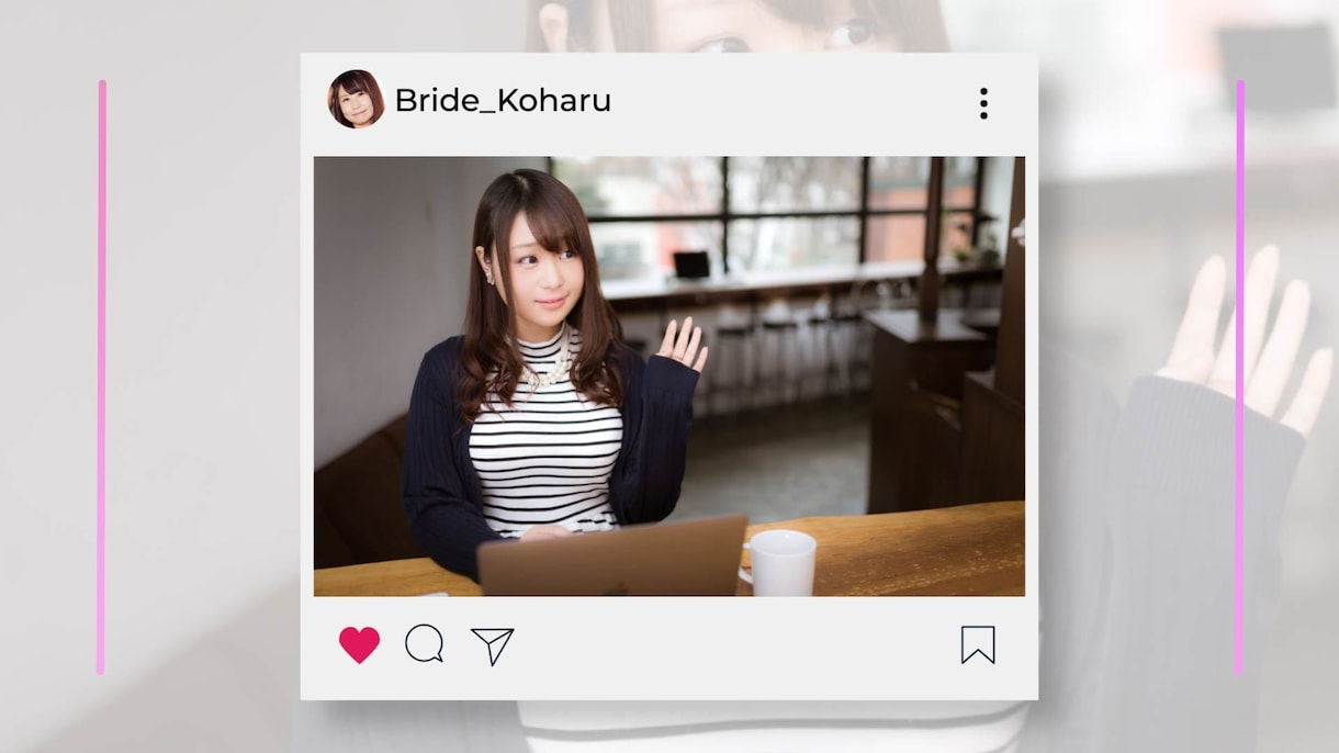 インスタ風のオープニングムービーを制作いたします おしゃれでテンションが上がる結婚式ムービーを低価格で! イメージ7