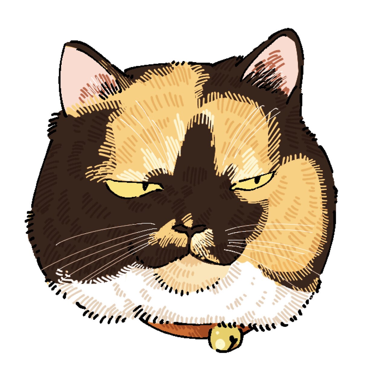ペットのイラストを描きます 思い出や記念に。アイコンサイズのイラストです イメージ3