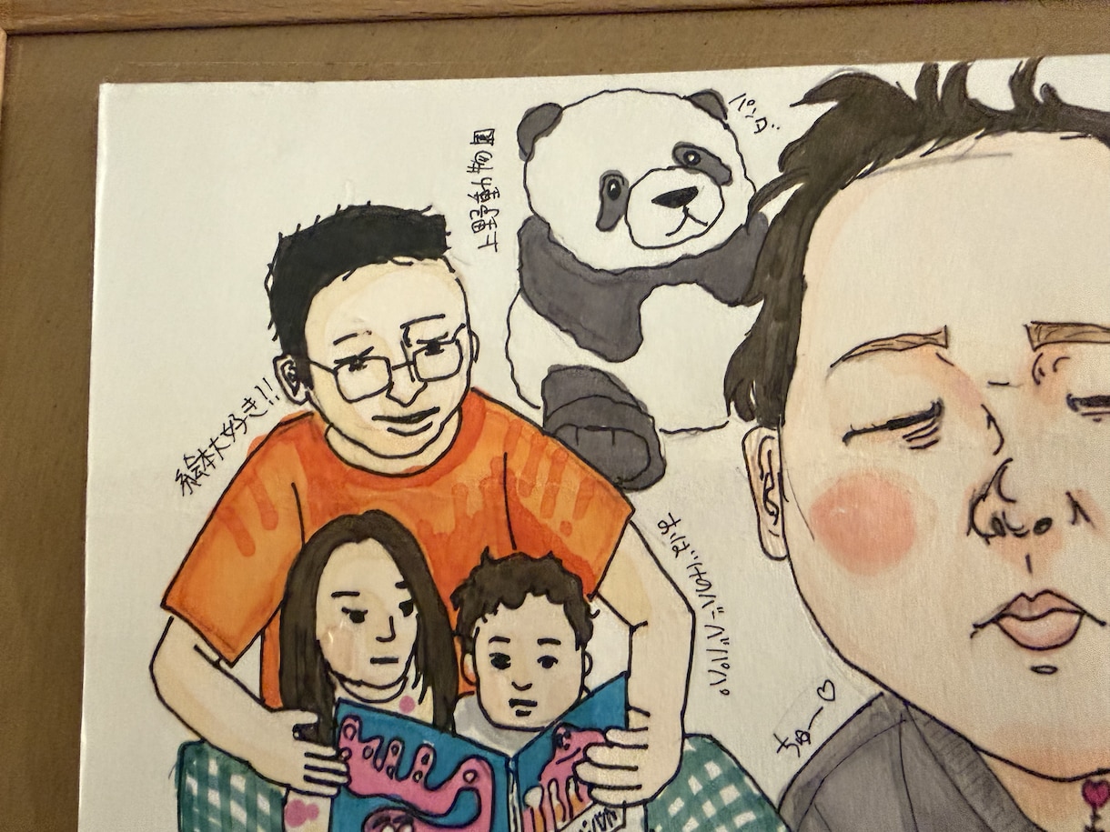 写真から、八切りサイズのコラージュ原画を制作します 写真10枚＋アイテム3点まで／存在感のある一枚にまとめます イメージ2
