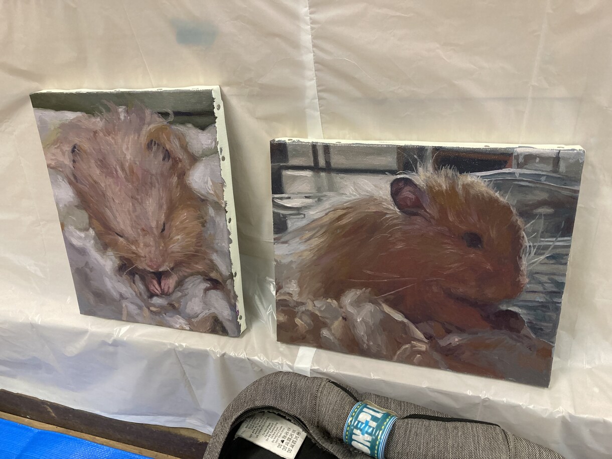 ペットの写真で油絵描きます 大切な家族の写真をアートにしませんか？ イメージ5