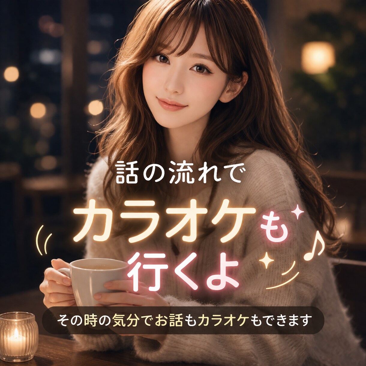 雑談・カラオケOK気分に合わせて話せてます 1分からok✨なかなか言えない悩みも話してスッキリできます イメージ1