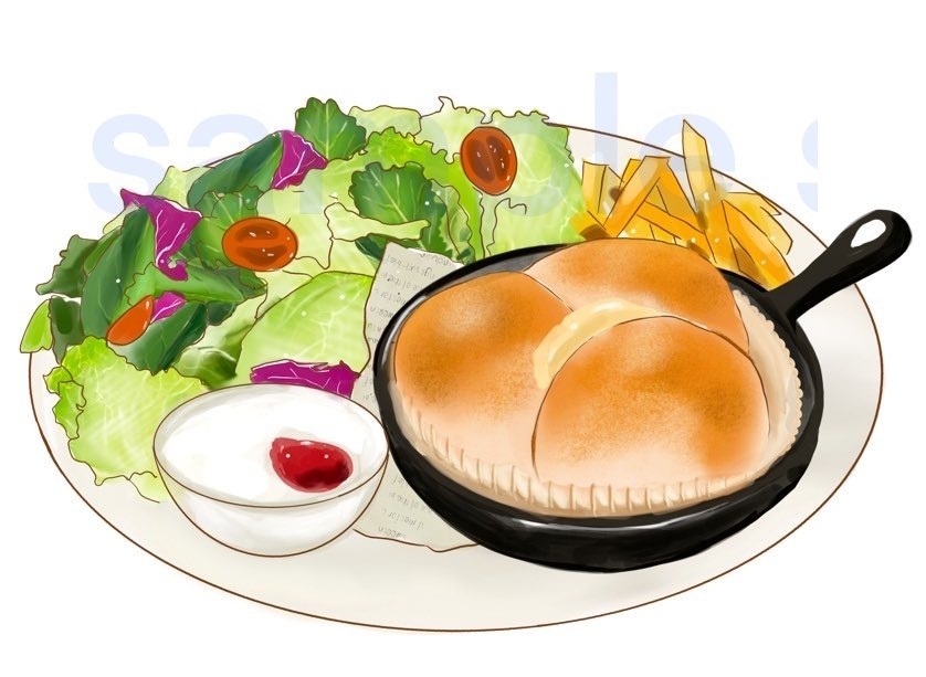 商用可！美味しそうな食べ物イラスト描きます リアルタッチで実際より美味しく見える食べ物イラスト描きます♪ イメージ7