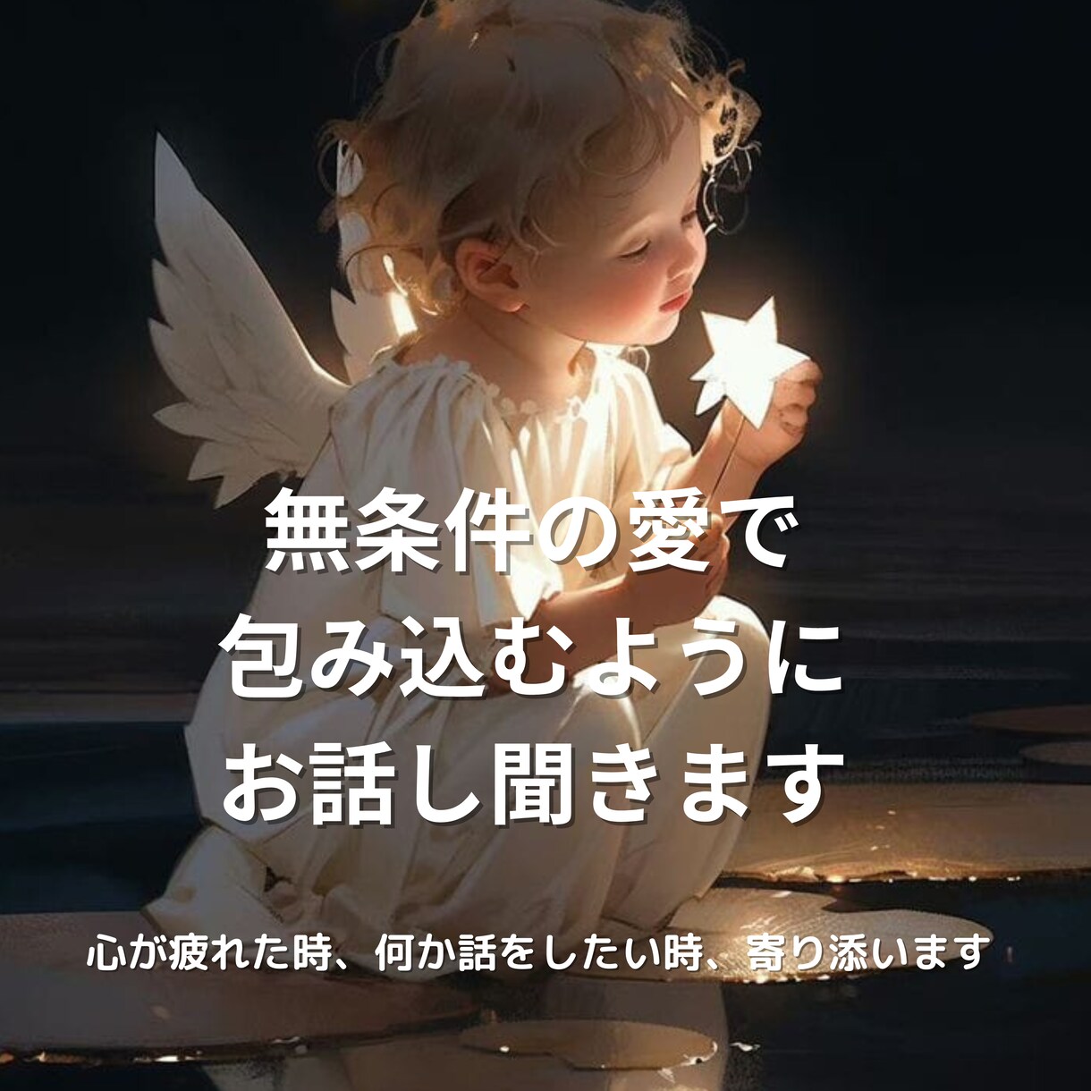 無条件の愛で包み込むようにお話し聞きます 心が疲れた時、何か話をしたい時、寄り添います イメージ1