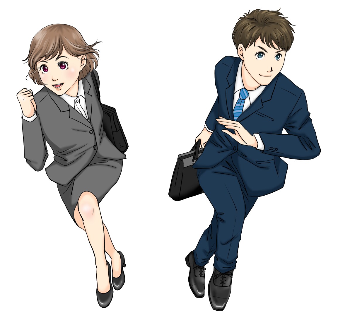 ビジネスに使える爽やかなイラストを制作します プロが手がけるイラストをお届け！ イメージ3