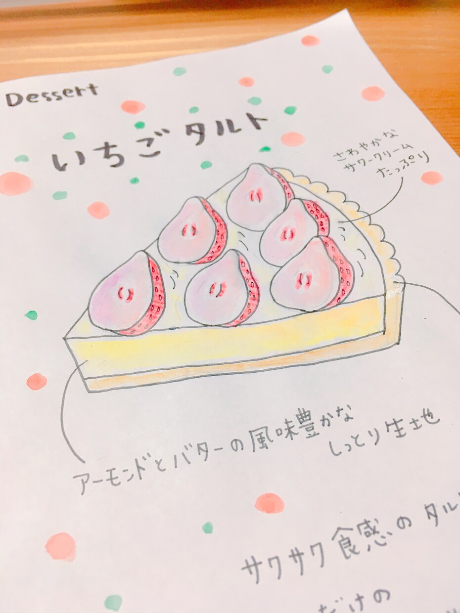 手描きでメニュー描きます ＊アナログで温かみのあるものを！という方へ イメージ6
