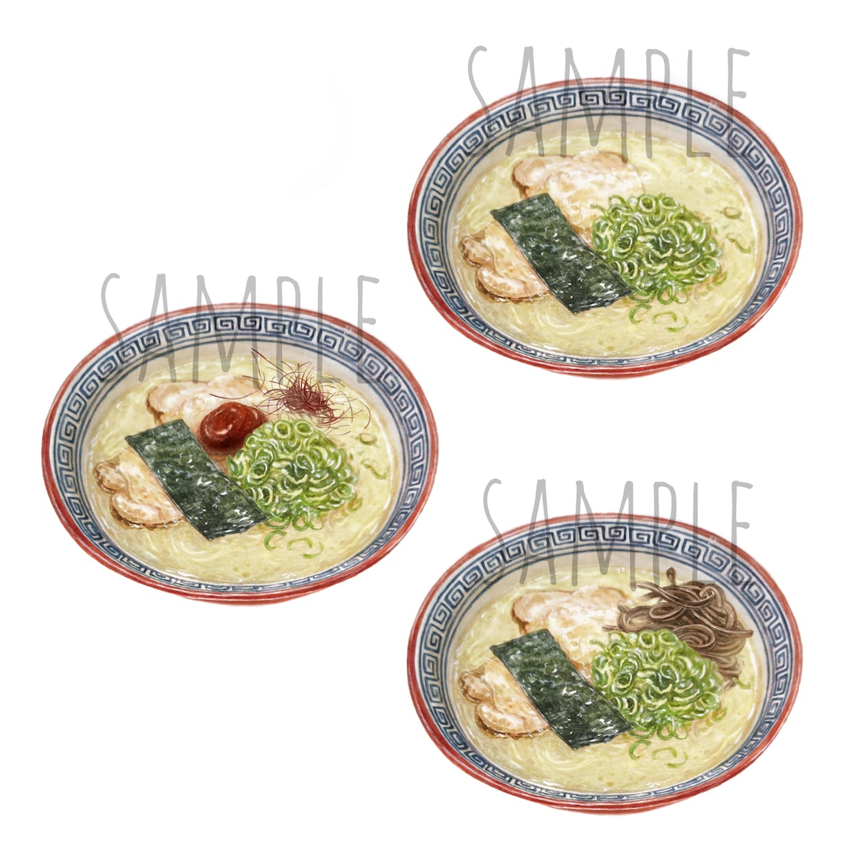 商用OK！食べ物イラスト制作致します 集客 店舗メニュー紹介用に アイコン用など食べ物好きな方にも イメージ8