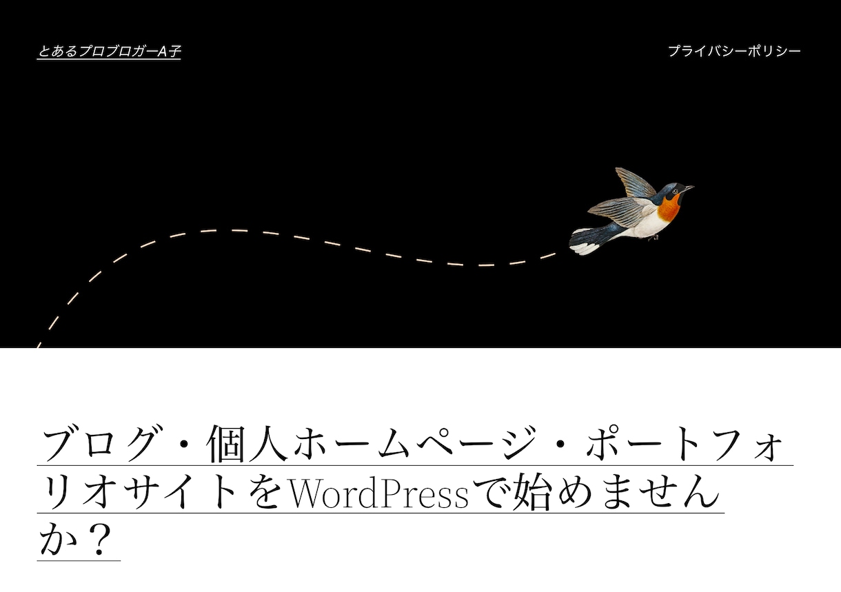 ミニマムにWordPressを設定します 面倒な、レンタルサーバーへの設定を任せませんか？ イメージ2