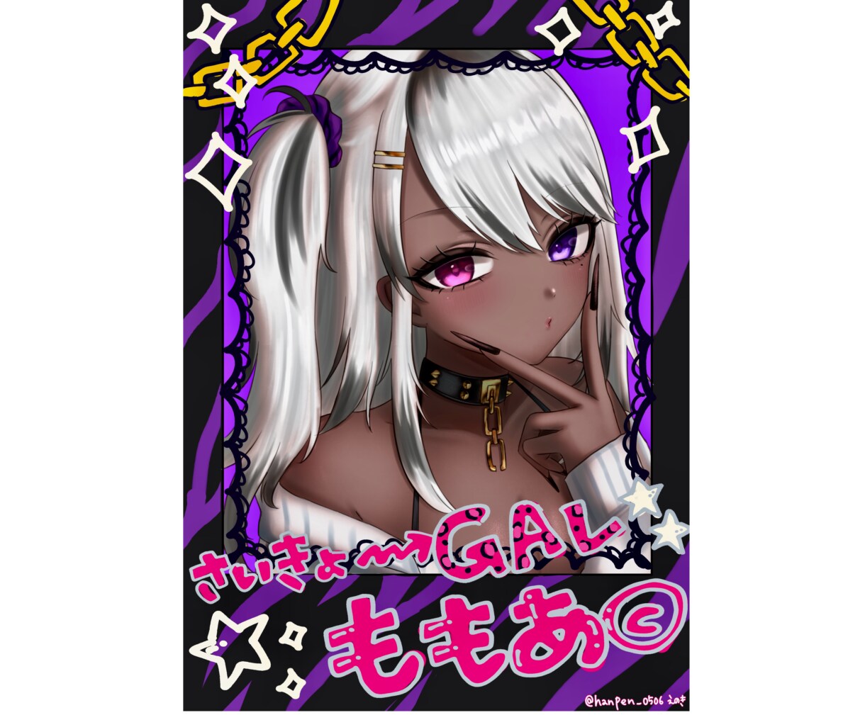 チェキ風イラスト描きます チェキ風のイラストを制作します イメージ4