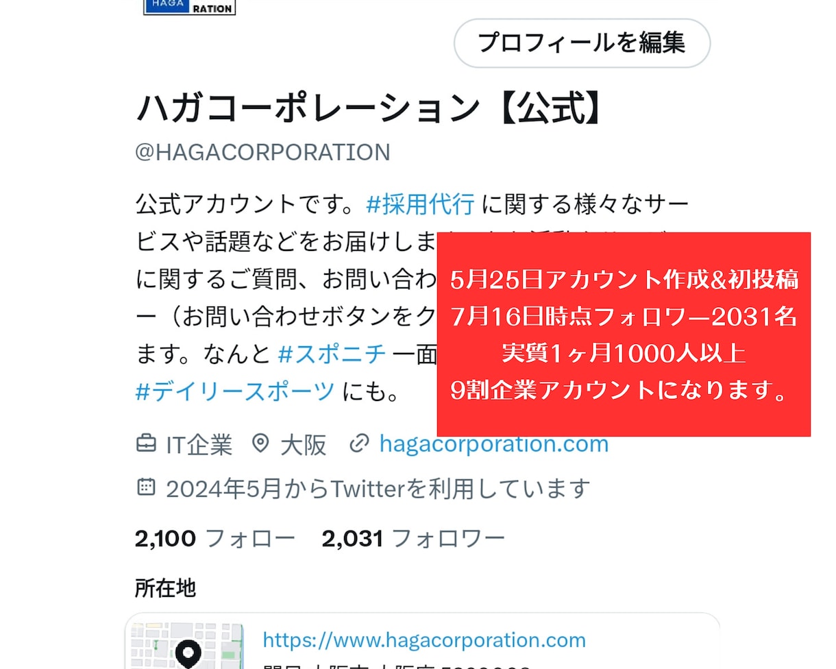 SNSの職人がココナラに参入したので実績作ります 0から始めて1ヶ月でアクティブフォロワー1000人超えます！ イメージ2