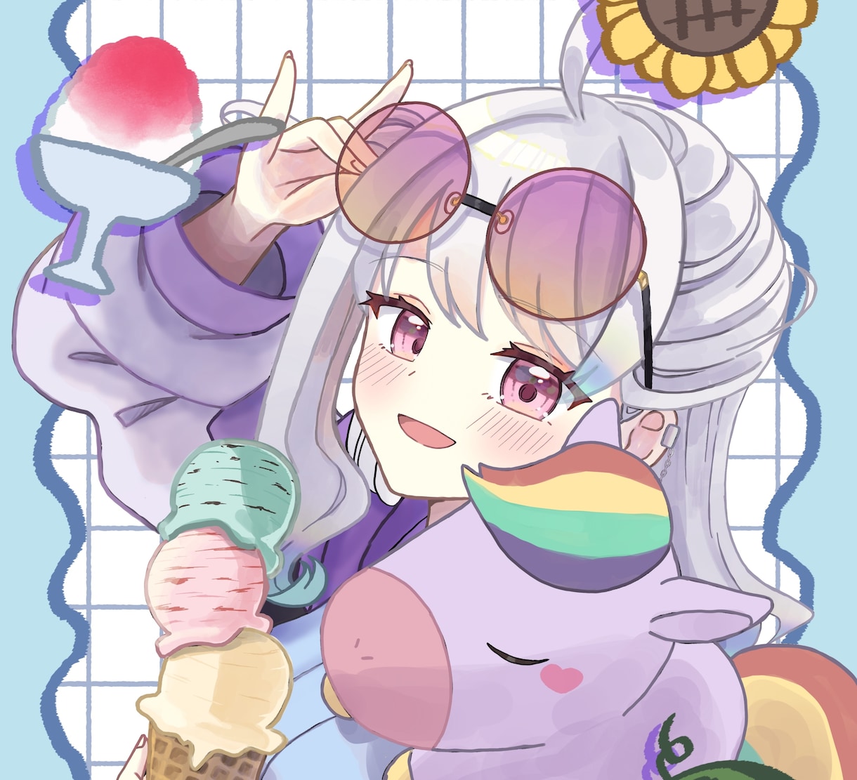 歌ってみたや動画用のイラストを描きます 水彩のような優しいタッチの動画イラストを描きます！ イメージ2