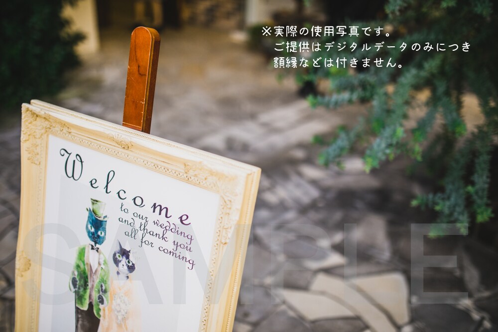 結婚式や記念日など、猫のイラストでお手伝いします 『ニガオエ』？いいえ、『ニャンガオエ』 イメージ4