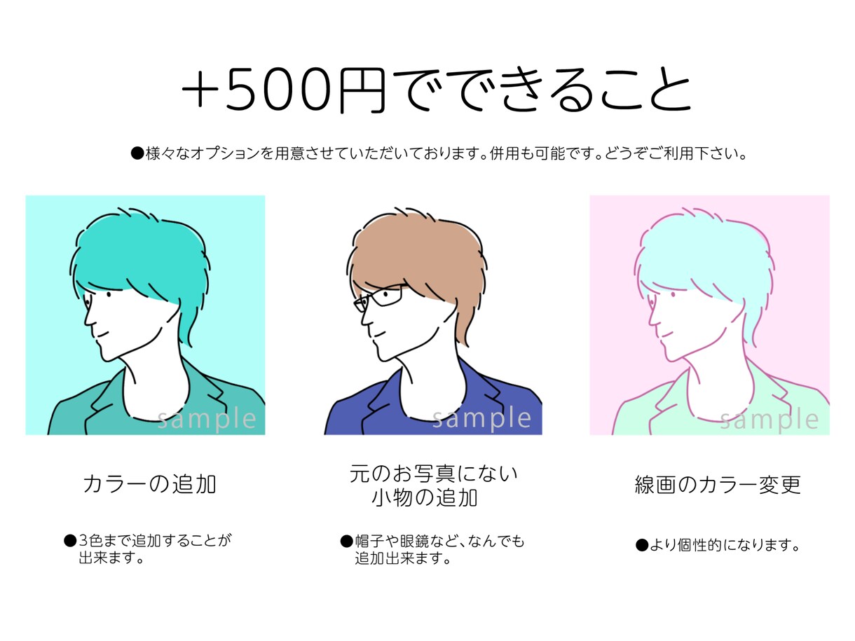 人物、動物のシンプルなアイコンをお描きします SNSやビジネスシーン、プレゼントなどにいかがでしょうか！ イメージ6
