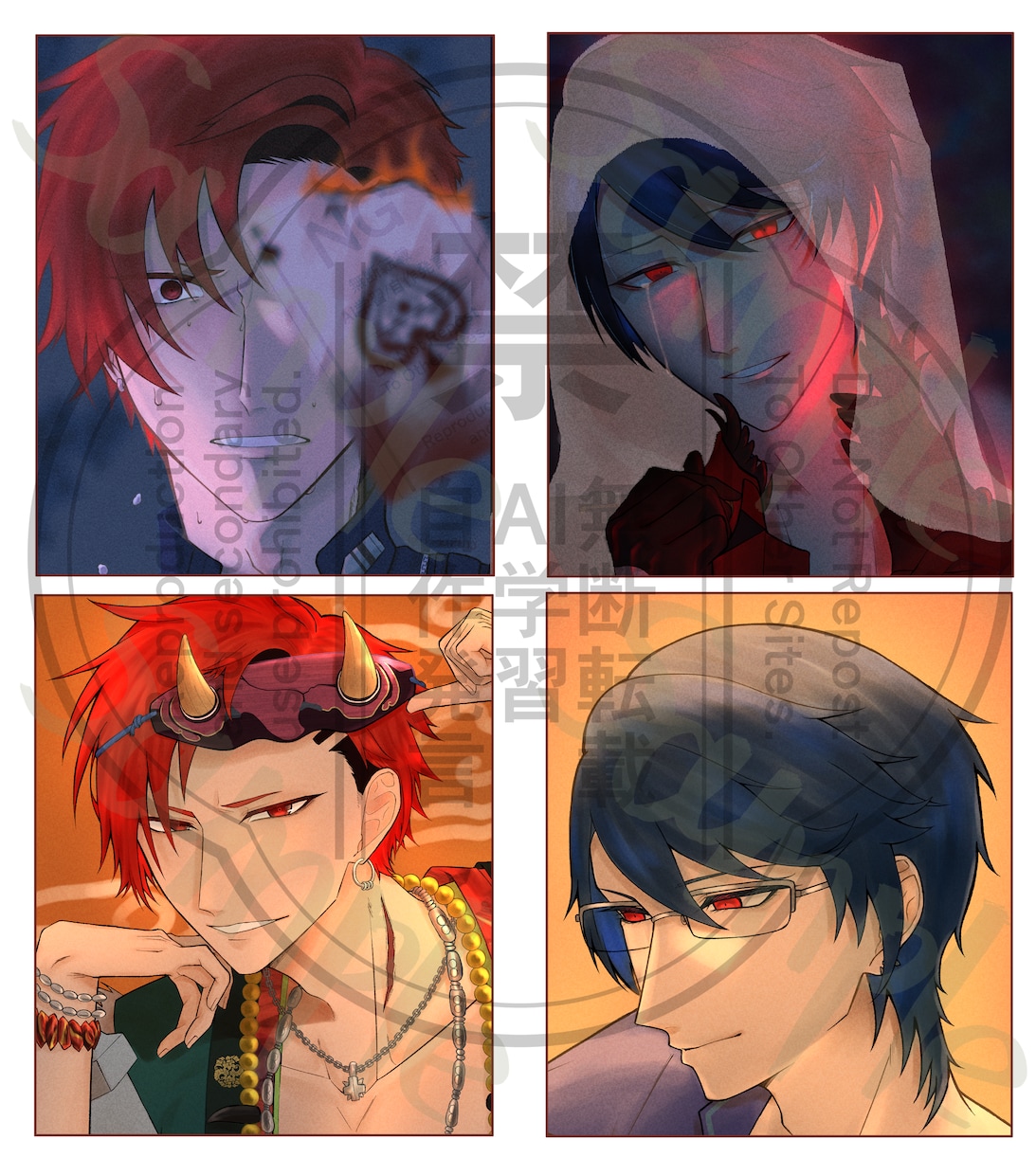 男性の一枚絵、アイコン、サムネなど描きます アイコンや動画などに使えるイラストを描きます！ イメージ1