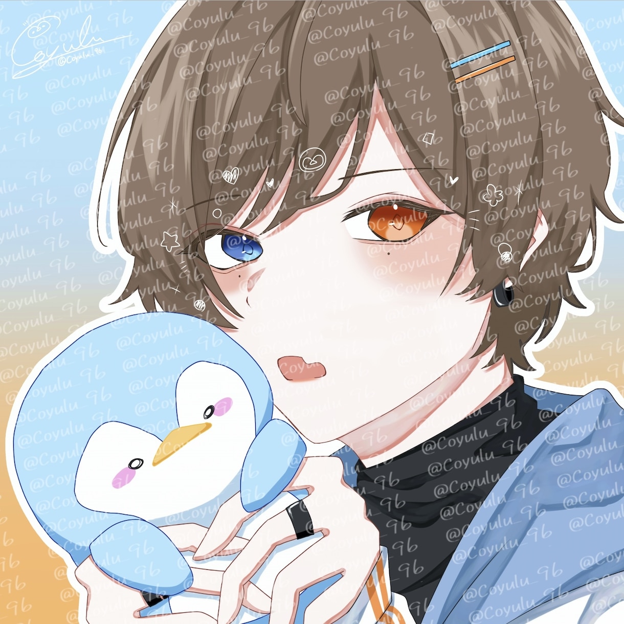 アニメ塗りの理想のイラストを制作します 配信やSNS用のイラスト、アイコンにぜひ理想のイラストを！！ イメージ1