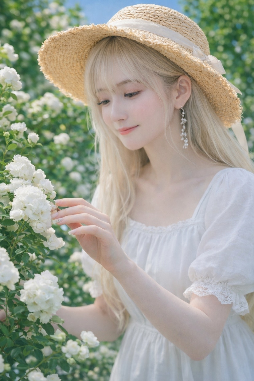 透明感あふれる女性を創作します 世界観重視の透明感や広告のイメージモデルに イメージ4