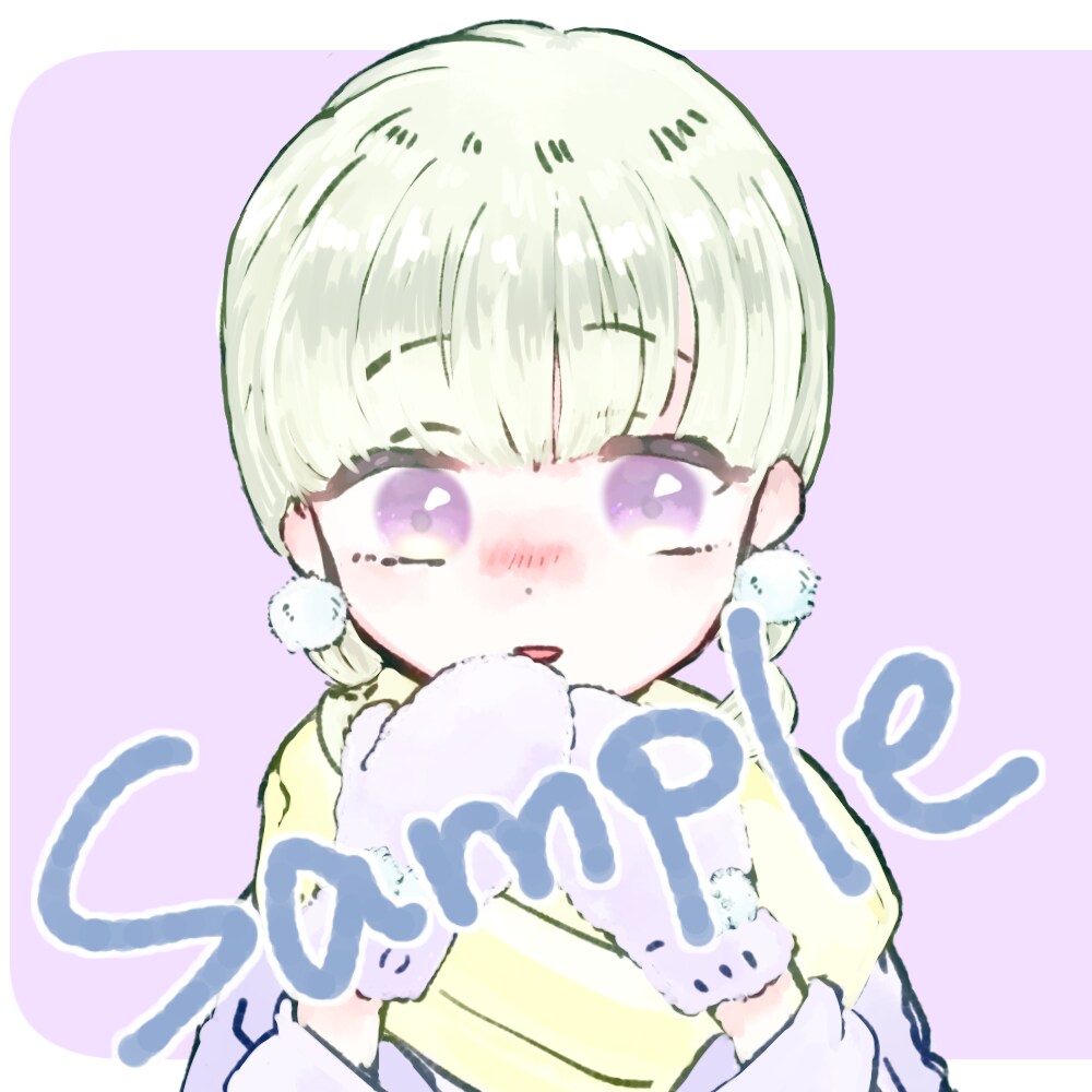 最短3日！SNSで使用できるアイコンお描きします Twitter、LINEetc… イメージ1