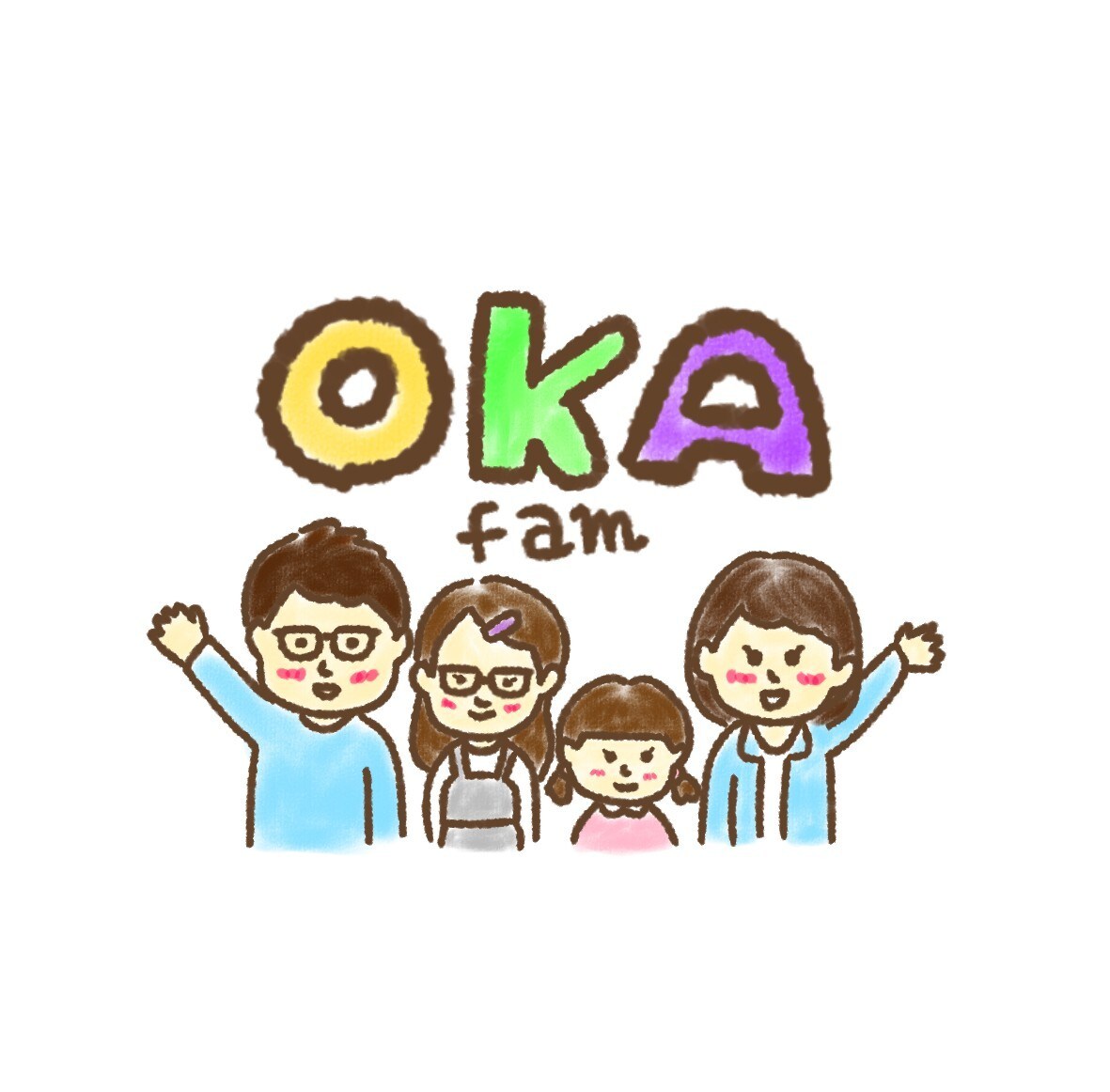 ほっこりかわいい似顔絵描きます お祝いや記念に。世界に一つだけしかない似顔絵 イメージ4
