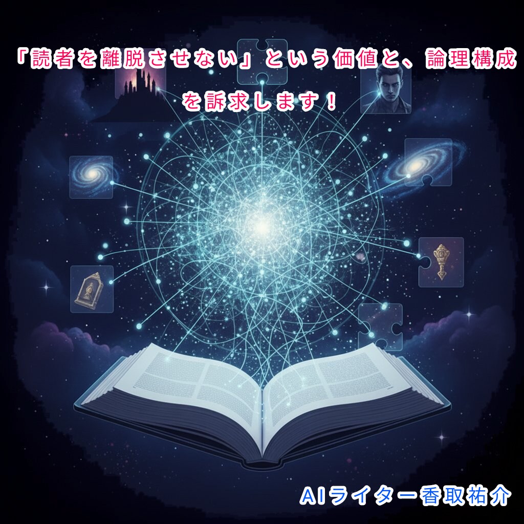 ストーリーの破綻を防ぐ！プロット論理構成します 物語の面白さにつながる要素を強調します。 イメージ1