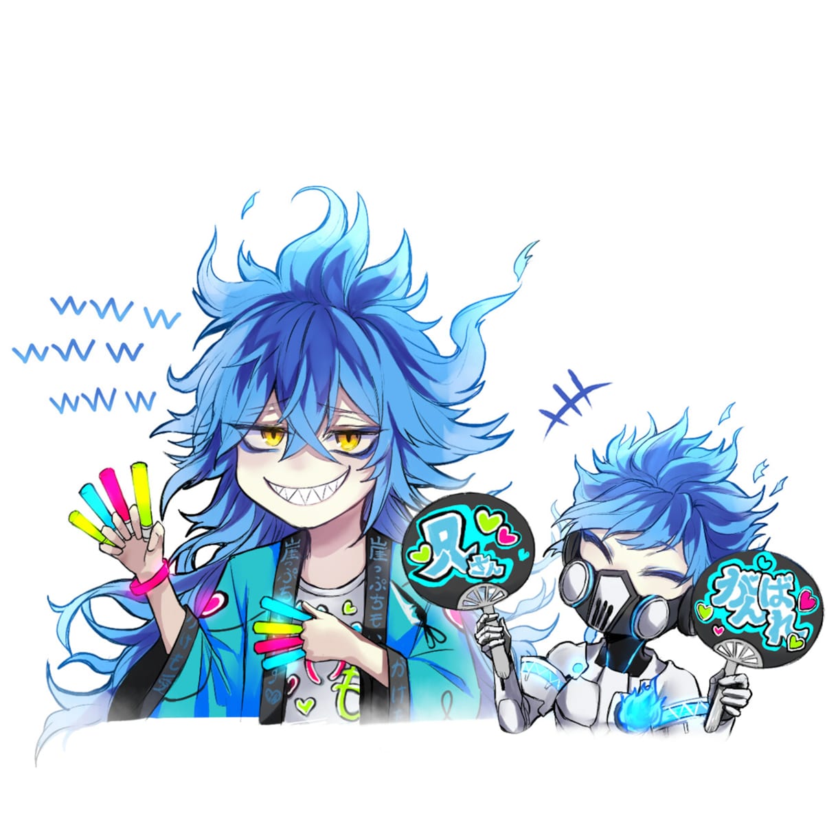 美麗なちびキャライラストを製作します 透明感のあるかわいいちびキャラが好みの方におすすめです。 イメージ5
