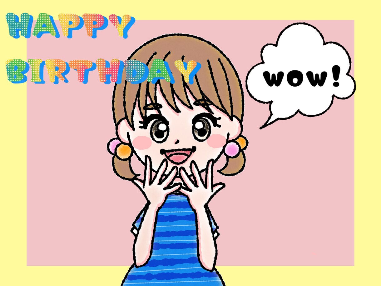 ポップでカワイイ似顔絵描きます 貴方だけの特別なカワイイ似顔絵キャラクターを描きます♩ イメージ3