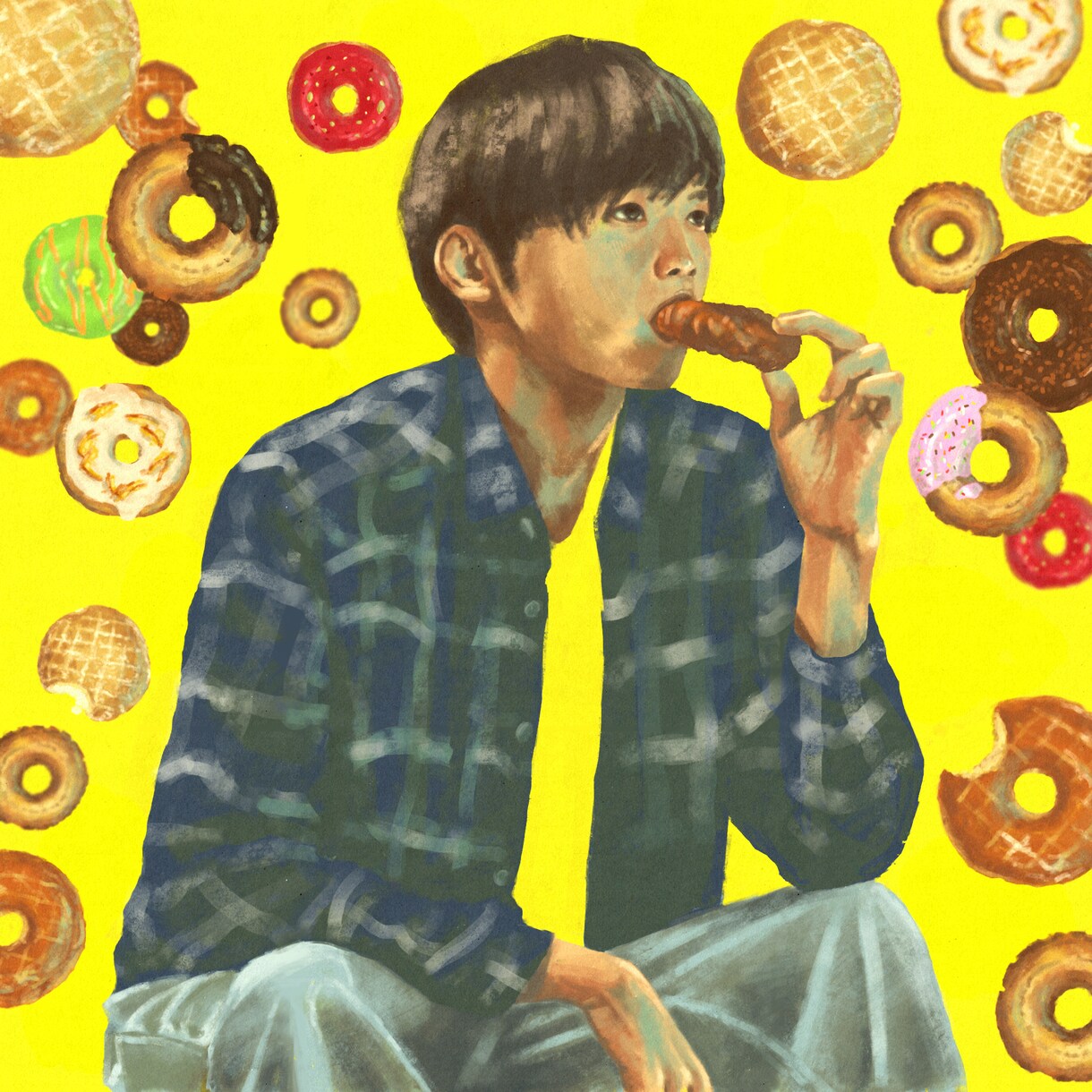 リアルでアーティスティックな似顔絵を描きます 好きなアイテムを組み合わせて個性的に表現 イメージ2