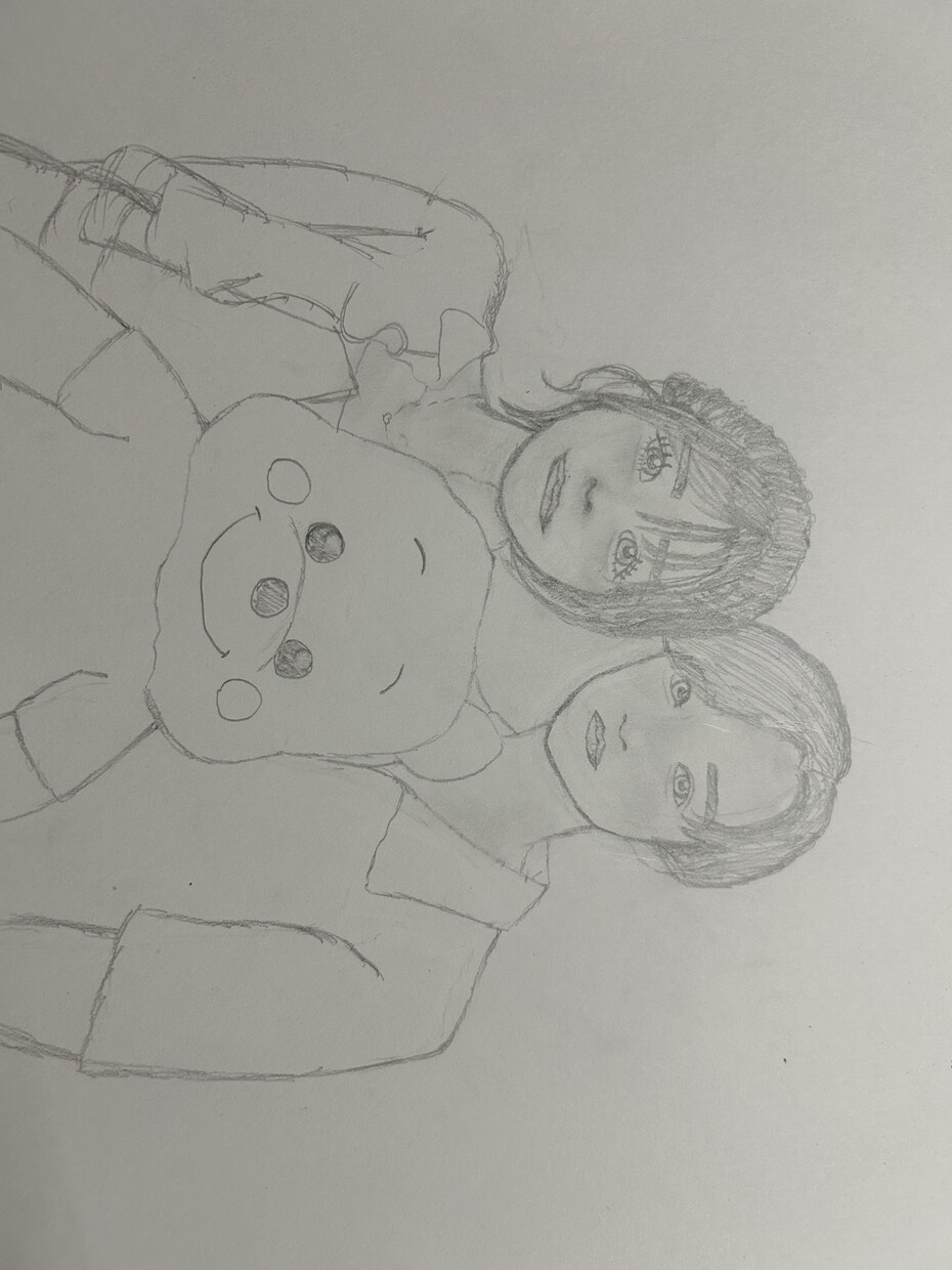 似顔絵やイラストで笑顔にさせますます 私が描く似顔絵は、モナリザのようによく目が合います。 イメージ5